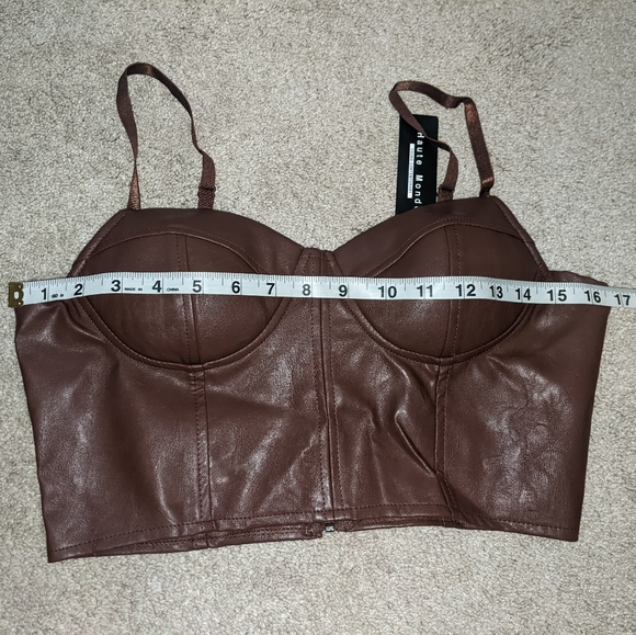 2- Piece Faux Leather Outfit - Picture 9 of 13